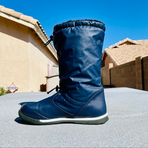 NWOT Nautica Amistead blue warm faux fur winter boots - Picture 4 of 10